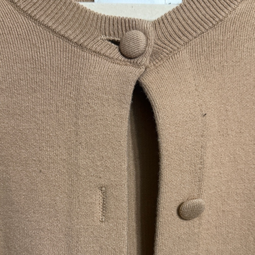 Camel Button-Up Cardigan - Picture 4 of 5